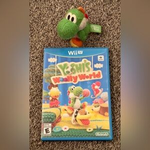 Nintendo Yoshi's Woolly World with Green Yarn Yoshi Amiibo - Wii U